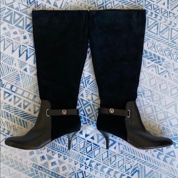 Coach Black Suede Fara Boots - Picture 2 of 7